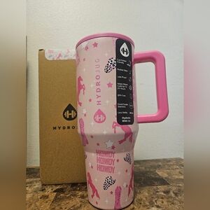 SOLD HydroJug Pink Cowgirl Tumbler 40 Oz